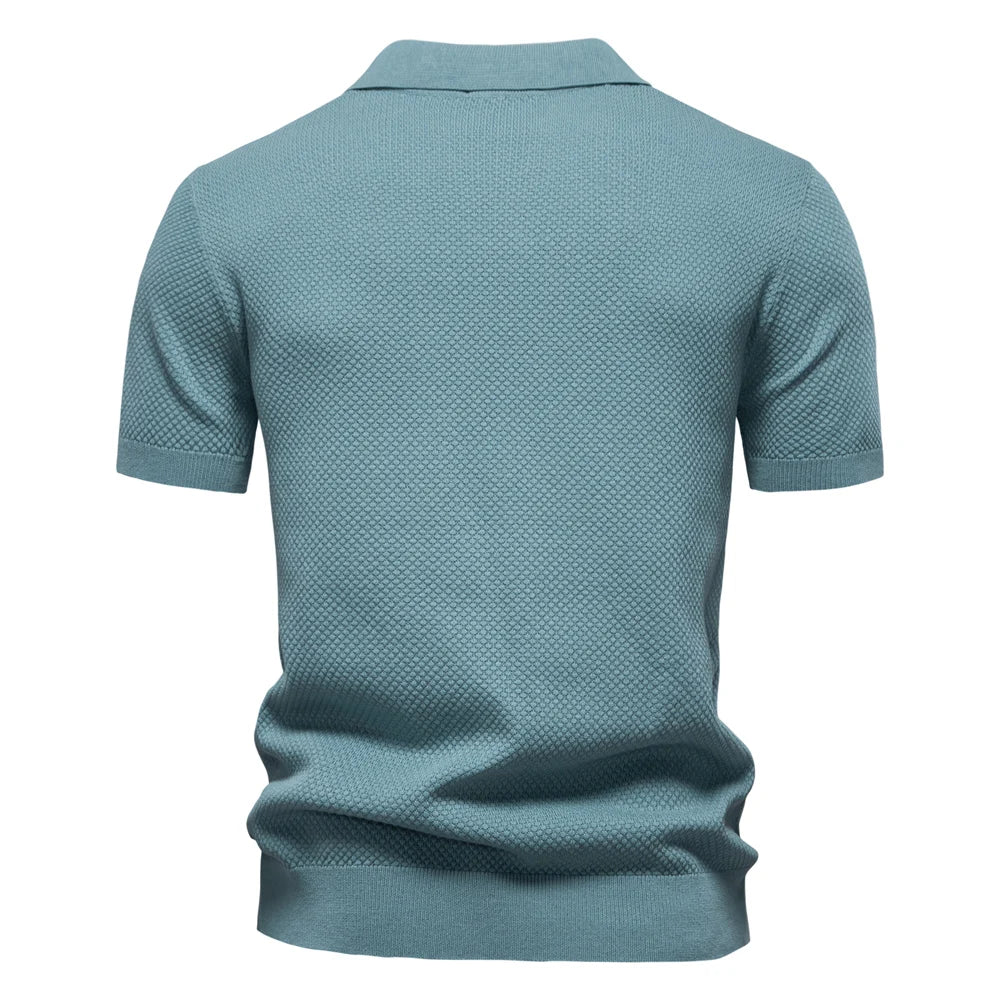 Neue V-Strickpolohemd Victus