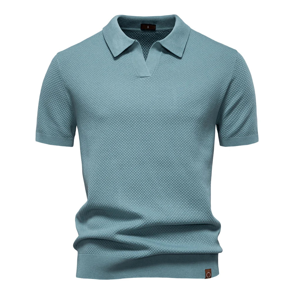 Neue V-Strickpolohemd Victus