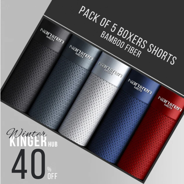 Bamboevezel Boxershorts (Kit 5)