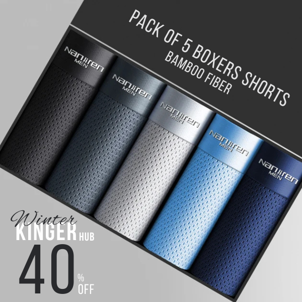 Bamboevezel Boxershorts (Kit 5)