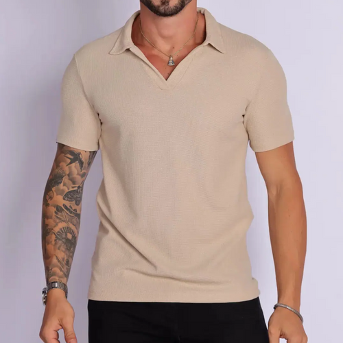 Neue V-Strickpolohemd Victus