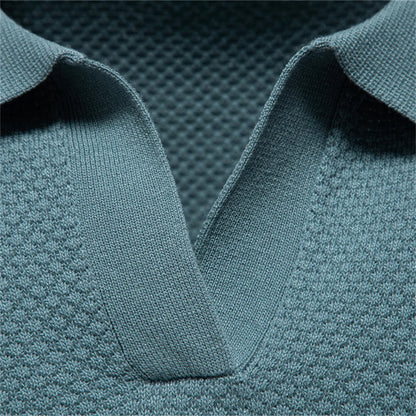 Neue V-Strickpolohemd Victus