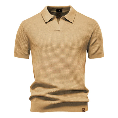 Neue V-Strickpolohemd Victus