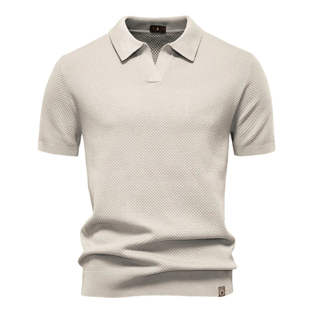 Neue V-Strickpolohemd Victus